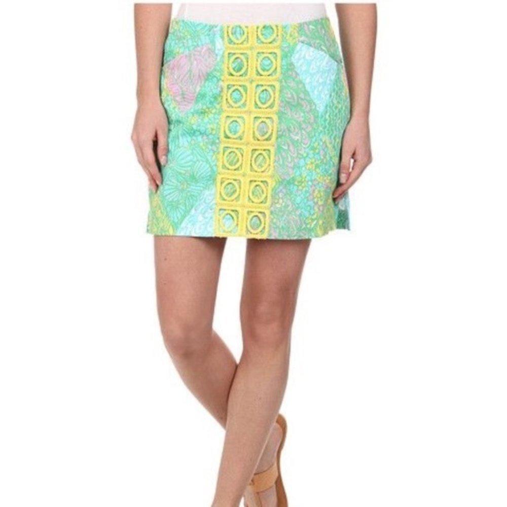Lilly Pulitzer Marigold Skort in print Multi Sundance Small size 10 NWT RARE!